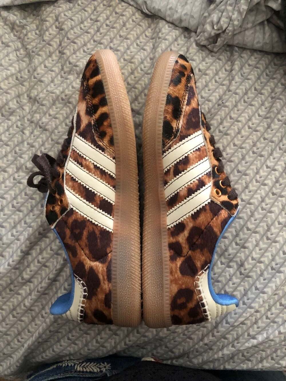 Adidas x Wales Bonner Samba Pony Leopard Sneakers - Picture 11 of 15